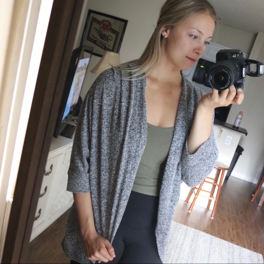 Medium grey cardigan